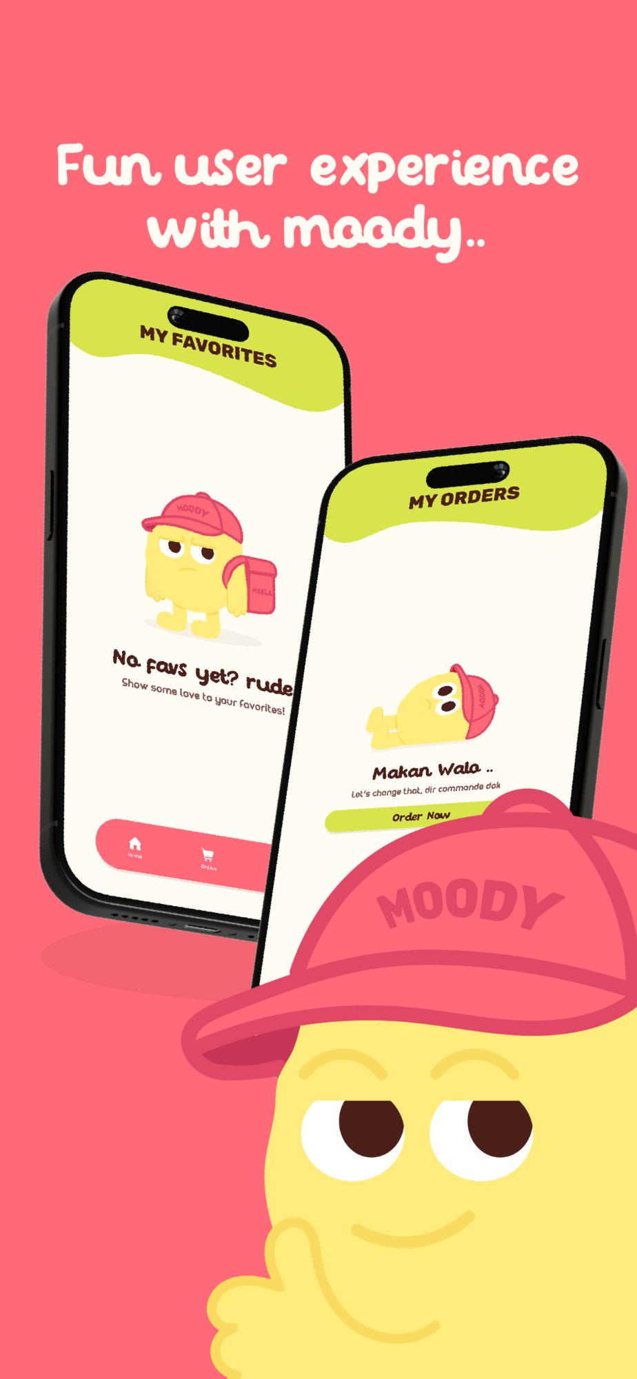 Moody mascot UX